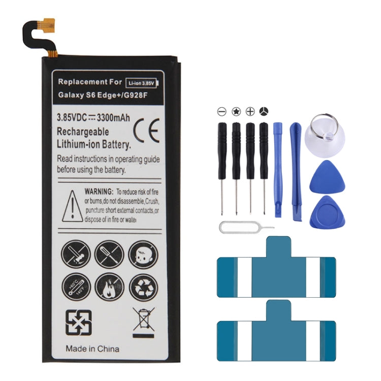 Batteria ricaricabile agli ioni di litio da 3300 mAh per Galaxy S6 Edge+ / G928F, Neutral 3300mAh Batteria ricaricabile agli ioni di litio da 3300 mAh per Galaxy S6 Edge+ / G928F, Neutral 3300mAh